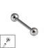 Titanium Internally Threaded Micro Barbells 1.2mm