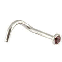 Steel Jewelled Nose Stud (2mm head)