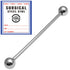Sterile Steel Industrial Scaffold Barbell 1.6mm 32-38mm