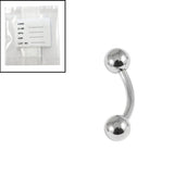 Sterile Steel Externally Threaded Micro Curved Bar 1.2mm