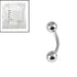 Sterile Steel Micro Curved Bar 1.2mm
