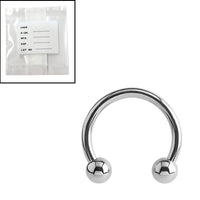 Sterile Steel Circular Barbells (CBB) (Horseshoes)