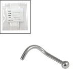 Sterile Steel Nose Studs - Ball