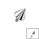 Titanium Cone for Internal Thread shafts in 1.2mm
