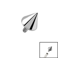 Titanium Cone for Internal Thread shafts in 1.2mm