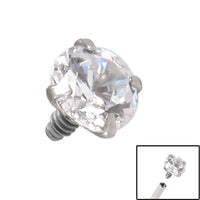 Steel Claw Set Jewel for Internal Thread shafts in 1.2mm