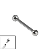 Titanium Internally Threaded Micro Barbells 1.2mm