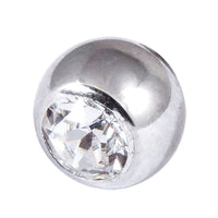 Steel Threaded Jewelled Balls 1.6x6mm