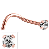 Steel Claw Set Jewelled Nose Studs