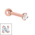 Steel Claw Set Jewelled Micro Bar 1.2mm