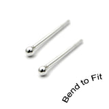 Silver Nose Studs ST4 and ST7