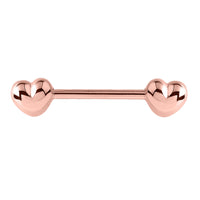 Steel Hearts Nipple Bar