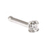 Steel Claw Set Jewelled Nose Bones