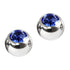 Steel Threaded Jewelled Balls 1.6x5mm