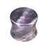Amethyst Stone Double Flared Tapered Plug
