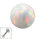 Synthetic Opal Threaded Balls 1.2mm