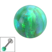 Synthetic Opal Threaded Balls 1.2mm