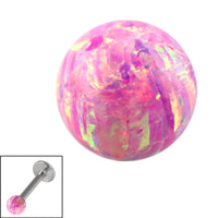 Synthetic Opal Threaded Balls 1.2mm