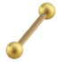Zircon Steel Barbell with Zircon Steel Shimmer Balls 1.6mm