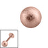 Rose Gold Steel Threaded Shimmer Balls 1.2mm
