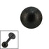 Black Steel Threaded Shimmer Balls 1.6mm