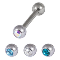 Multipack - Steel Single Jewelled Micro Barbell and Jewelled Balls Set 1.2mm Gauge