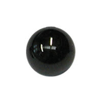 Black Steel Threaded Balls