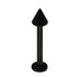 Black Steel Coned Labret