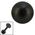 Black Steel Threaded Shimmer Balls 1.6mm