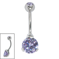 Belly Bar - Sophisticate - Steel Claw Set Double Jewel