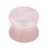 Rose Quartz Stone Double Flared Tapered Plug