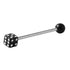 Acrylic Single Dice Barbell 1.6mm