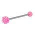 Acrylic Single Dice Barbell 1.6mm
