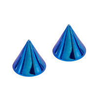 Titanium Threaded Cones and Spikes 1.2mm