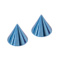 Titanium Threaded Cones and Spikes 1.2mm