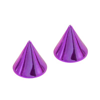 Titanium Threaded Cones and Spikes 1.2mm