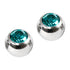 Steel Threaded Jewelled Balls 1.2x2.5mm