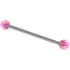 Steel Industrial Scaffold Barbell with Synthetic Opal Balls