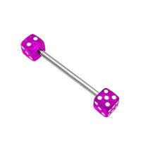 Acrylic Double Dice Barbell 1.6mm