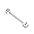 Acrylic Double Dice Barbell 1.6mm