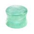 Green Fluorite Stone Double Flared Tapered Plug
