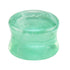 Green Fluorite Stone Double Flared Tapered Plug