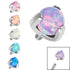 Titanium Claw Set Synth Opal Ball for Internal Thread shafts in 1.2mm