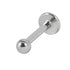 Titanium Labrets 1.2mm with a 2.5mm Ball