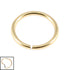 Zircon Steel Continuous Twist Rings (Gold colour) (Seamless Ring)