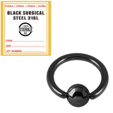 Sterile Black Steel BCR
