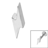 Steel Threaded Attachment - 1.2mm Steel Lightning Bolt