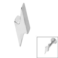 Steel Threaded Attachment - 1.2mm Steel Lightning Bolt