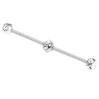 Steel Mid Bar Multi-Gem Industrial Scaffold Barbells IND51