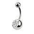 Steel Sparkle Belly Bar